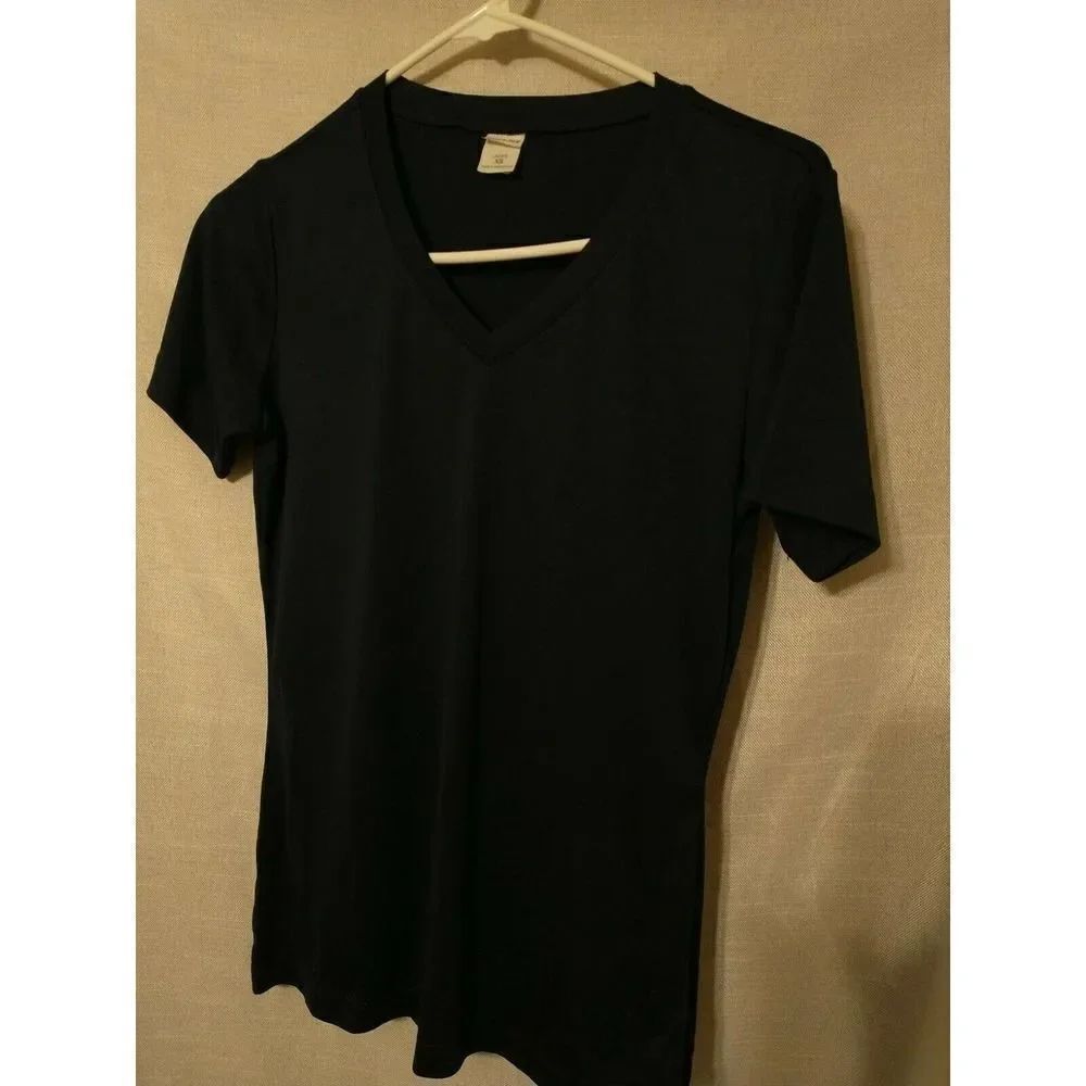 Sport Tek Ladies V Neck Wicking Activewear Top XS